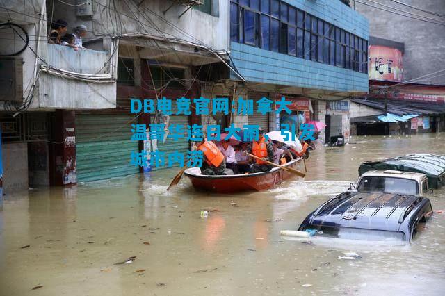 DB电竞官网:加拿大温哥华连日大雨，引发城市内涝